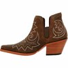 Durango Crush by Women's Coffee Brown Western Fashion Bootie, COFFEE, M, Size 8 DRD0399